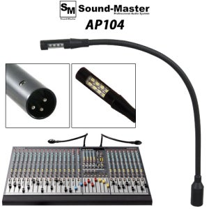 ap104 XLR 수타입 /LED구즈넥 콘솔램프/팬텀전원 가능한 모든음향믹서 램프,전원공급기램프/mg06,mg10xu,mg12xu,mg16xu,mg20xu/ (종류: AP104XL