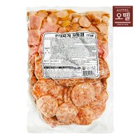 [오뗄] 부대찌개 모듬햄 1kg / 슬라이스 햄사리 소시지