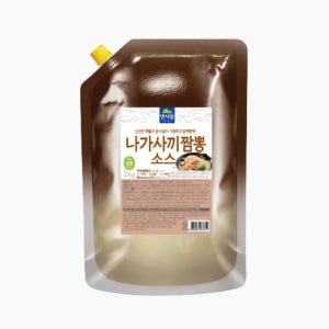 더식구 면사랑 나가사끼 짬뽕 소스 2kg 6개 일식 짬뽕 육수 1박스