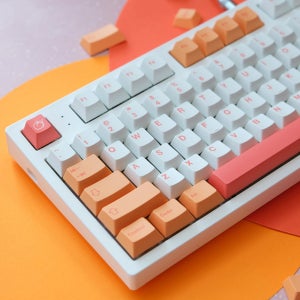 복숭아 키캡 체리프로파일 PBT재질 염료승화 기계식 키보드 키캡