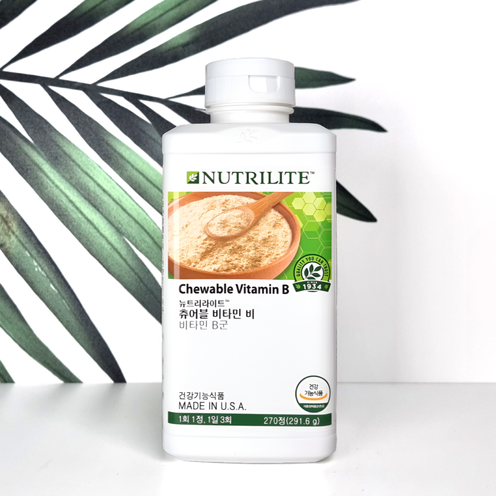 암웨이 츄어블 비타민 비 270정 종합비타민 뉴트리라이트 이스트비