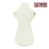 이채 면생리대 날개형 빅오버나이트 1장 순면 천 생리대 다회용