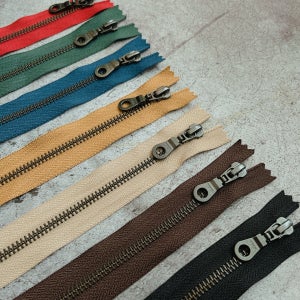 YKK 쇠지퍼 7컬러 5호(길이 35CM,40CM,60CM )