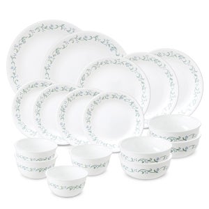 코렐 컨트리커트지 4인 17P 코리안 세트 / 접시추천 예쁜 신혼그릇 혼수 집들이선물 플레이팅 식기