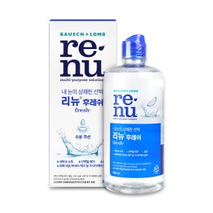 바슈롬 리뉴 후레쉬 355ml 렌즈관리용액 렌즈세척액