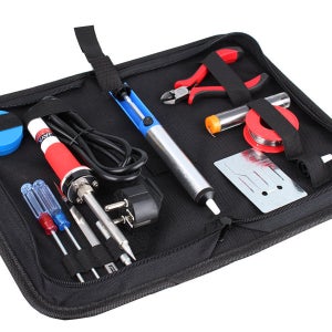 세라믹인두기 13종세트 납땜 전기인두 실납 받침대 흡입기