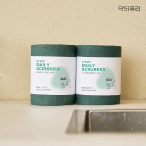 닥터퓨리 스트롱 데일리 수세미 60매 x 2입 소형 일회용수세미 미니수세미