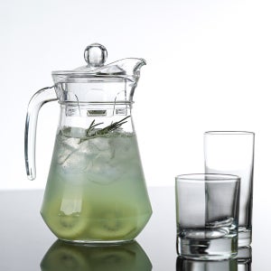 루미낙 유리 워터 피쳐 물 포트 카페 물병 아크 저그 1L