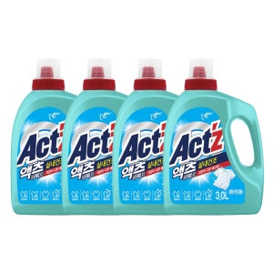 액츠 실내건조 일반/드럼 겸용 세제 3LX4개(1box)
