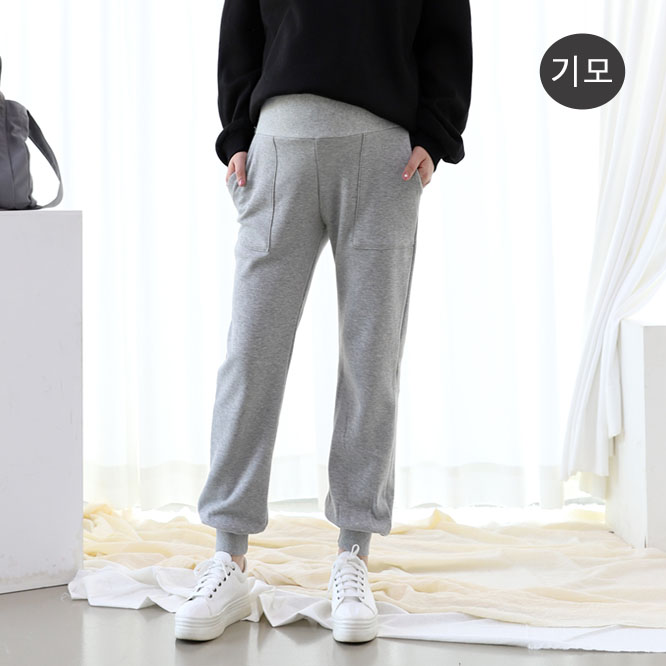 밍크털 안감 조거 팬츠 기모 겨울 임부복 임산부 바지