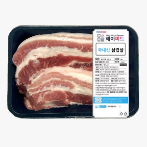 [헤이미트] 국내산 통삼겹살 보쌈 수육 냉장 통삼겹살 1kg