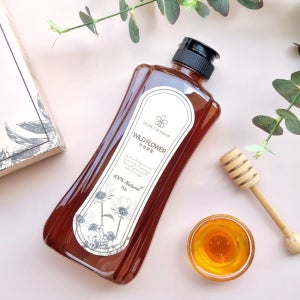 허니봉봉 국산 프리미엄 튜브 천연 벌꿀 야생화꿀 1kg