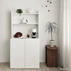 트루베퍼니처 감각 800 높은수납장 거실 슬림 다용도 폭좁은 틈새수납장