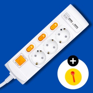 거성산업Gs&tap 지앤탭 USB3구 10M 10호 멀티탭 16A