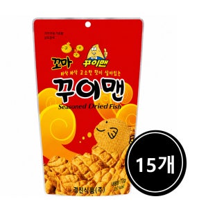 꼬마꾸이맨 70gx15개 쥐포 과자 어포스낵