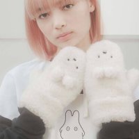 Merry Jenny miffy 모코모코 미피 벙어리 장갑 여성장갑 여자장갑