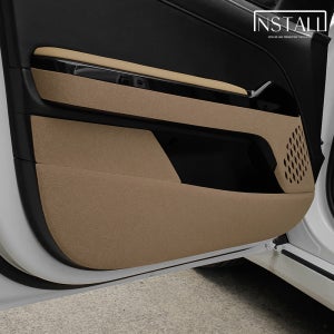 기아 K5 DL3 3세대 인스톨 새들브라운 프리미엄 스크래치 방지 도어커버(상단)