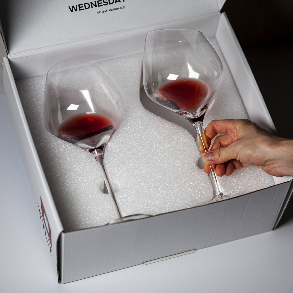 틸트 크리스탈 와인잔 고급 고블렛잔 2P 선물세트 추천