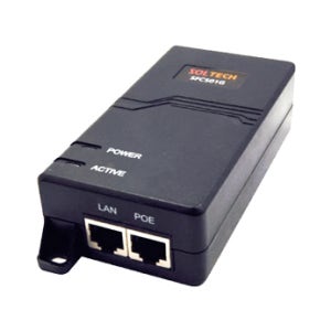 솔텍SFC501G 60W POE 기가비트 1000Mbps POE인젝터 30와트 거리 100M
