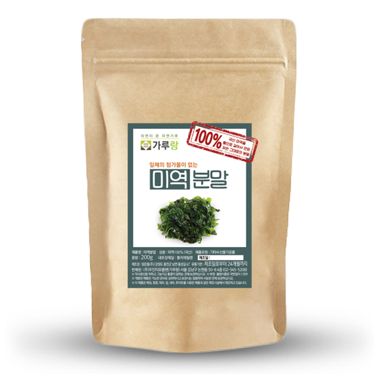 8275 국산 미역 분말 200g 1개 효능 효과 먹는법 건강 회복 <b>알긴산</b> 후코이단 요오드