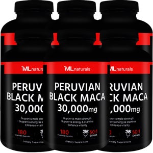 6병 마이라이프 내추럴스 페루비안 블랙마카 30000 mg 180정 미국직배송