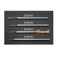 TM74113 타미야 드릴날 0.2mm~0.5 (Shank 1mm)