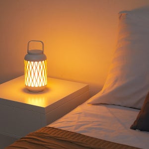 크레모아 프리즘 LED 충전식 캠핑 무드램프 감성랜턴 화이트 PM-700WH