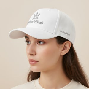 에임피크 C60 명품모자 남녀공용 럭셔리 깔끔한 화이트 왕관 hat aimpeak 빅사이즈 커플 선물