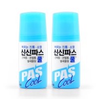 신신파스 쿨 물파스 모기물림 관절통 진통 소염 60g 1+1