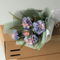 블루핑크 카네이션 꽃다발 생일 기념일 선물 꽃배달