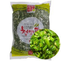 황보 냉동 청양고추 1kg 청양 고추 슬라이스 중국산