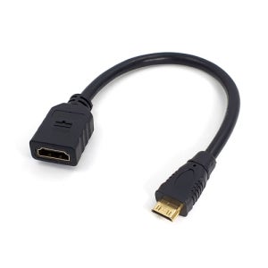 PRG-HFMHMC 영상 컨버터 프리즘 HDMI to Mini HDMI 변환 젠더 15CM 케이블타입