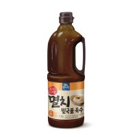 면사랑 프리미엄 밑국물 멸치육수1.8L 멸치국물 바지락 국수 업소용육수 멸치액 찌개용