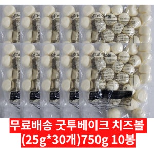 굿투베이크 치즈볼 750g(25g x 30개) 10봉