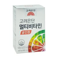 고려은단 멀티비타민 올인원 종합비타민 미네랄 영양제 1560mg x 60정 2개월분