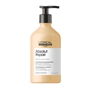 로레알 앱솔루트 리페어 골드 퀴노아 샴푸 500ml (LOREAL ABSOLUT REPAIR Shampoo)
