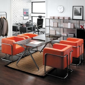 고급스러운 모던쇼파 오피스 EU ES003 큐비 사무용소파