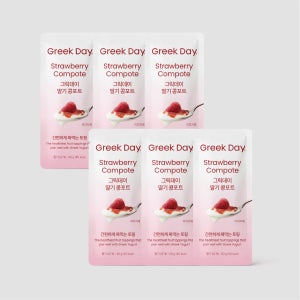 그릭데이 딸기 콩포트 스틱 40g 6개