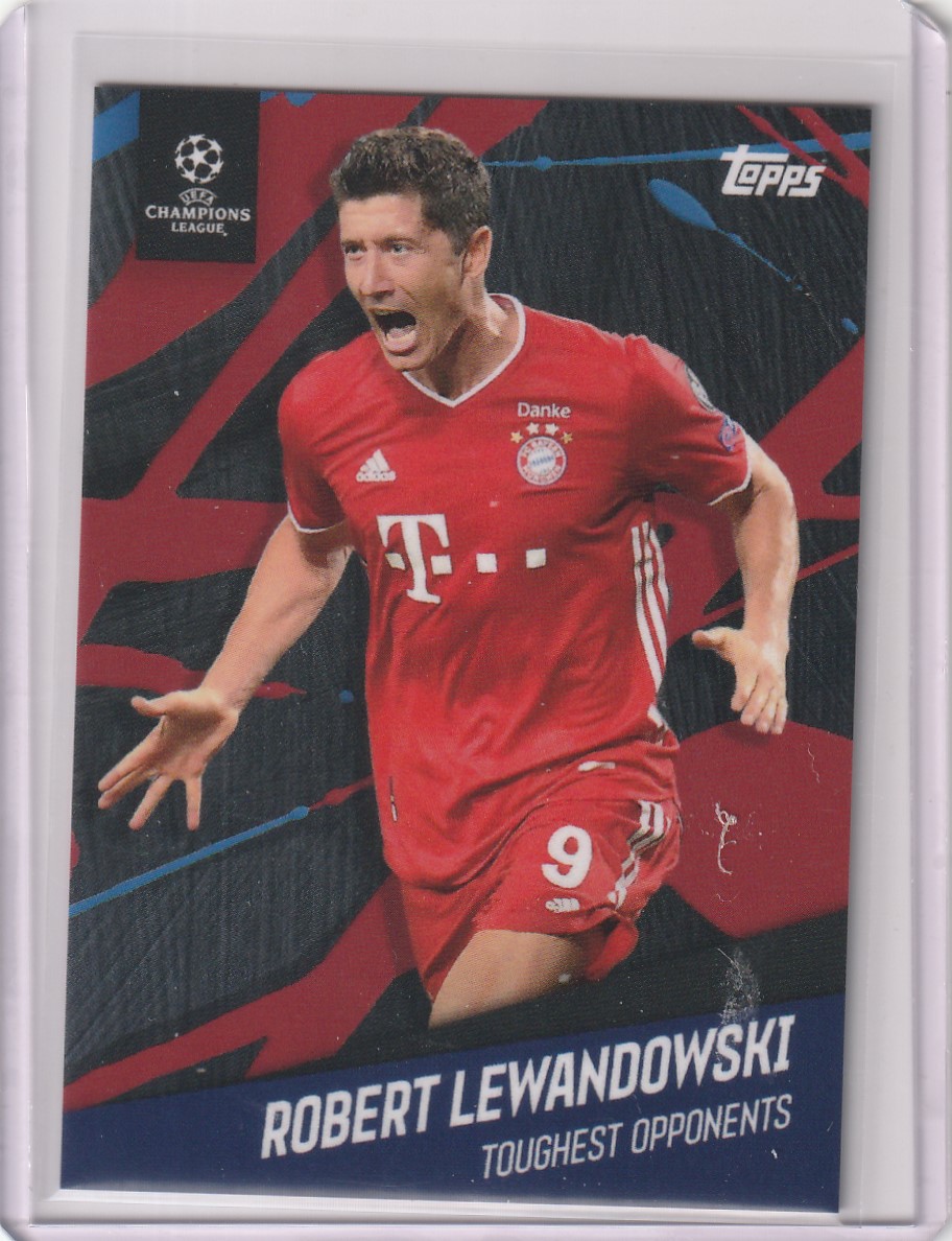 2021 Topps American Dream 로베르트 레반도프스키 Toughest Opponents 축구 카드