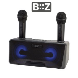 비즈 노래방마이크 듀얼 무선 블루투스스피커 BZ-K1010C