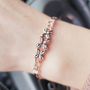 14k 데일리팔찌 꽃 18k 여자팔찌