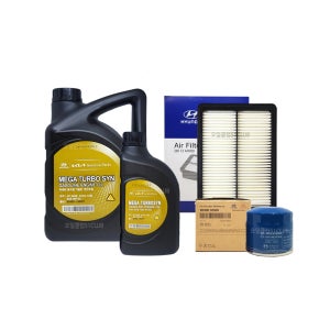 쏘렌토더마스터 가솔린터보 순정 엔진오일세트 메가터보씬 5L 필터35505A9100