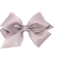 위원스 Wee Ones Girl’s Canvas Linen Overlay Hair Bow