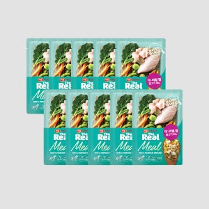 더리얼 밀 닭고기 (60g x 10개) 강아지 화식 습식사료