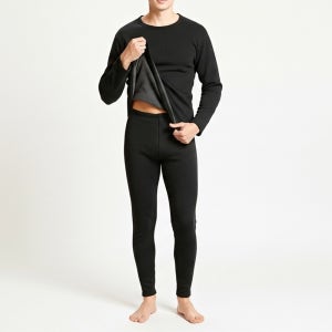 남자 두꺼운 겨울 융 기모 내복 상의 하의