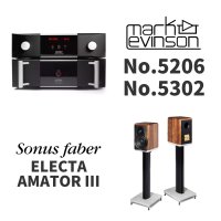 Mark Levinson(마크레빈슨) No.5206 + No.5302 스테레오 + Sonus faber(소너스파베르) ELECTA AMATOR III