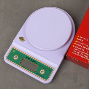 경인 전자 저울 계량저울 가정용 업소용 홈베이킹 AA KB-2000