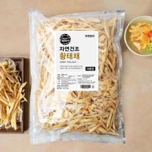 마켓밀러 (대용량) 자연건조 황태채 1kg
