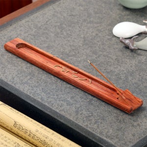 향 받침대 향멍 우드 촛대 세트 꽂이 트레이 거치대 향초 인센스 스틱 홀더 콘 피우기