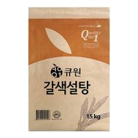 큐원 갈색설탕 15kg 매실청 과일청